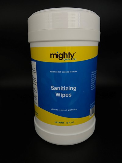 100 Count Label Front (100 Count 80 Sanitiz. Wipes Picture 1)